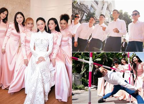 Trọn khoảnh khắc đẹp trong lễ Vu Quy của Minh Hằng và chồng đại gia tại nhà riêng