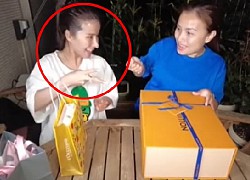 Bà Nhân Vlog tặng túi hiệu cho Quỳnh Trần JP nhưng spotlight lại thuộc về chiếc mũi 'lạ' hậu dao kéo