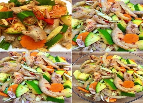 Cách làm chân gà rút xương ngâm xoài siêu ngon hút nghìn like của mẹ Việt