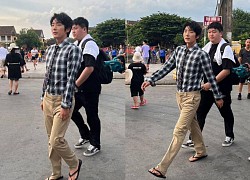 Sao Hàn khi sang Việt Nam: Phái nữ thì váy vóc điệu đà như bình thường, sao nam lại "nhập gia tùy tục" nhanh bất ngờ