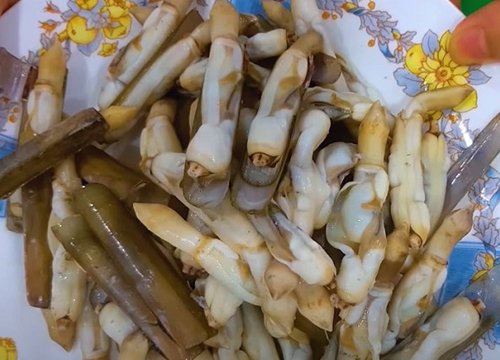 Cách làm ốc móng tay xào rau muống sate giòn xanh không bị thâm đen