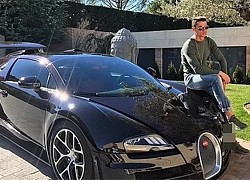 Siêu xe Bugatti Veyron của Cristiano Ronaldo gặp tai nạn