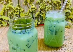 Cách làm trà sữa Thái bằng bột trà xanh matcha, sữa tươi, bột béo ngon