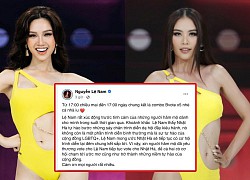 Lệ Nam có hành động đẹp với 'đối thủ' Nhật Hà tại Miss Universe Vietnam