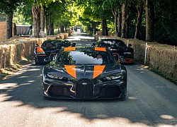 Bộ 3 siêu phẩm Bugatti tại Goodwood Festival of Speed