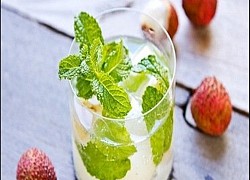 Cách pha chế mojito vải cho ngày hè nắng nóng