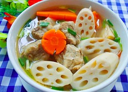 Cách nấu canh củ sen hầm sườn bổ dưỡng, thơm ngon vô cùng dễ làm