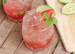 Cách pha strawberry mojito dâu tây sang trọng dễ dàng thực hiện