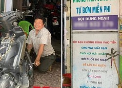 Chủ tiệm sửa xe "không tiền cũng vá" ở TP.HCM: Đã làm việc này 6 năm nay, không dàn cảnh