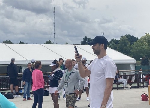 Gerard Pique tới cổ vũ tại Wimbledon