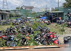 TP Hồ Chí Minh: Hàng nghìn xe vi phạm giao thông 'dầm mưa dãi nắng' vì chủ 'bỏ quên'