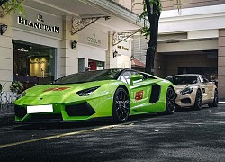 "Bò mộng" Lamborghini Aventador Roadster đọ dáng Mercedes-AMG GT S tại Sài Gòn