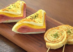 Cách làm sandwich phô mai bơ tỏi chiên giòn cho buổi sáng