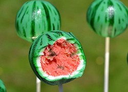 Cakepop dưa hấu quá đẹp, quá ngon mà không khó làm