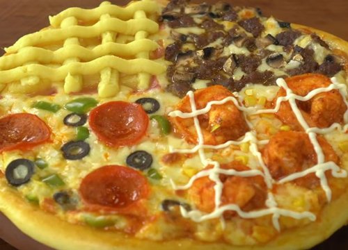 Công thức làm bánh pizza 4 vị giòn xốp chiêu đãi cả nhà cuối tuần