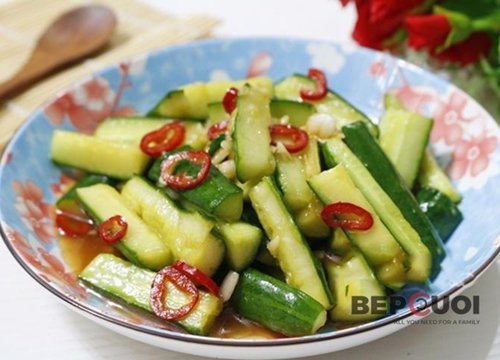 Salad dưa leo chua ngọt