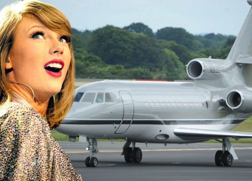 Máy bay của Taylor Swift thải hơn 8.300 tấn CO2 trong năm