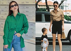 Sao Việt có 12 cách mặc áo sơ mi oversized cực kỳ trẻ trung, sang xịn mịn