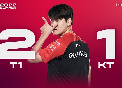 'Thái tử Gumayusi' giành Penta Kill giúp T1 đánh bại KT tại LCK Mùa Hè 2022