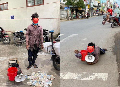 Thực hư chuyện người đàn ông khiếm khuyết đôi chân ăn xin tại miền Tây