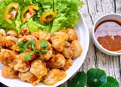 Đổi vị với món bao tử cá basa chiên giòn