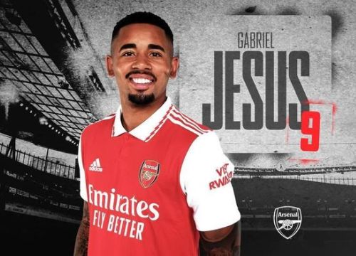 Arsenal chính thức nổ 'bom tấn' Gabriel Jesus, mặc áo số 9 ở Emirates