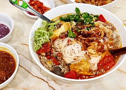 Cách nấu bún riêu chả tôm khô ngon