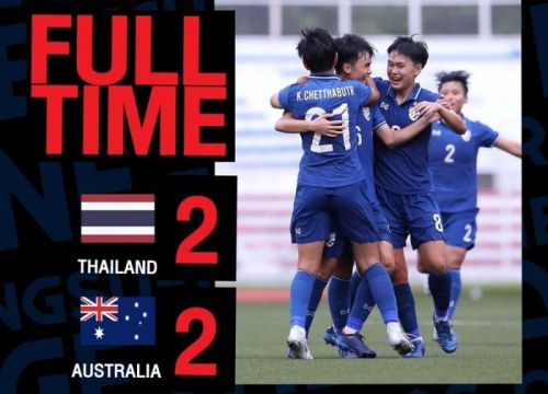 Kết quả AFF Cup nữ 2022: Thai Lan 2-2 Australia