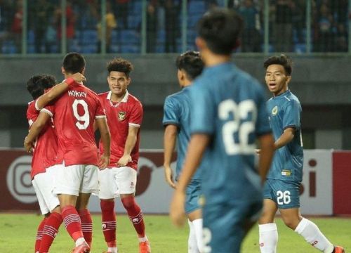 U19 Brunei thua tan nát Indonesia trước trận gặp U19 Việt Nam