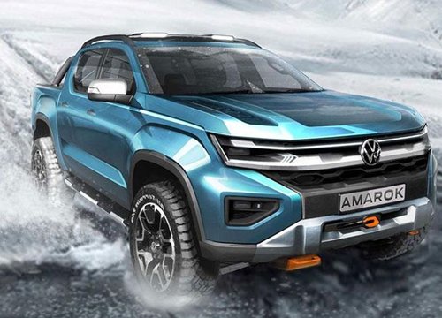 Volkswagen Amarok 2023 lộ "ảnh nóng", thiết kế đậm chất Ford Ranger