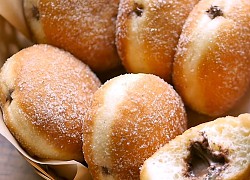 Cách làm bánh donut chiên nhân socola nutella xốp mềm thơm ngon dễ làm