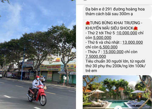 200 người đặt cọc qua mạng thuê 'Villa Helios' ở Vũng Tàu, đến nơi là dãy quán lẩu, cà phê