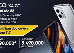 Ra mắt Flagship POCO X4 GT Chip Snapdragon 870 giá từ 7,5 triệu