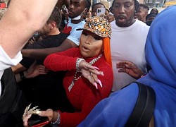 Rapper Nicki Minaj gây náo loạn đường phố London