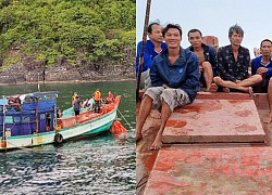 Trục vớt tàu chìm trên biển, tìm thấy thi thể ngư dân kẹt trong cabin