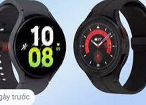 Bộ đôi Galaxy Watch 5 và 5 Pro lần đầu lộ ảnh xịn sò