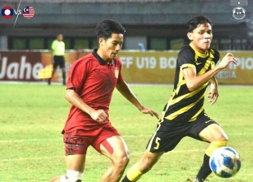 Bất lực trong ghi bàn, Lào nhìn Malaysia vô địch U19 Đông Nam Á