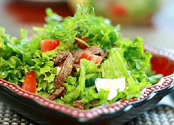 Đơn giản đầy dinh dưỡng với món salad thịt bò thơm ngon