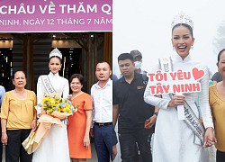 Hoa hậu Ngọc Châu thực hiện lời hứa, trao quà từ thiện sau đăng quang