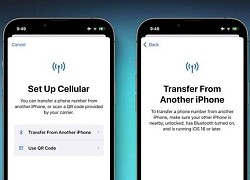 iOS 16 cho phép chuyển eSIM giữa các iPhone qua Bluetooth