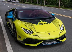 Lamborghini Huracan được làm mới theo phong cách xe đua tại TP.HCM