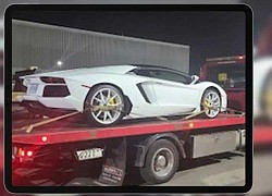 Siêu xe Lamborghi Aventador bị tịch thu vì tài xế chạy quá tốc độ