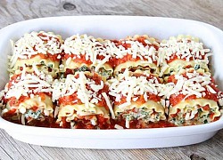 Cách làm Lasagna cuộn phô mai kiểu Ý hấp dẫn bữa cơm tối