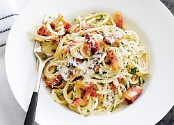 Đổi bữa cho cả nhà với cách làm món spaghetti carbonara