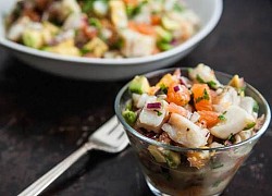 Gỏi Ceviche tôm kiểu Tây tươi ngọt, lạ miệng