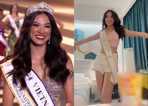 Sau khi đăng quang Á hậu 2 Miss Supranational Kim Duyên trở về phòng làm điều này đầu tiên