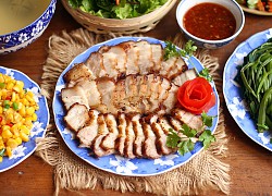 Thịt ba chỉ rán húng lìu kiểu Bắc