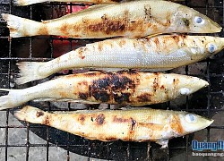 Cá đục nướng trui
