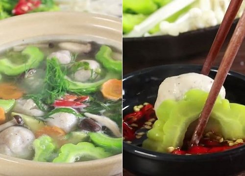 Cách nấu lẩu cá thác lác khổ qua thơm ngon, không bị đắng