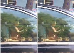 Để bé gái 4 tuổi ôm vôlăng là vi phạm pháp luật, coi thường tính mạng người khác